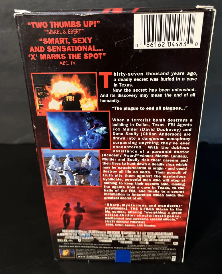 The X Files : Fight to the Future (VHS 1998), David Duchovny - Image 2 of 4