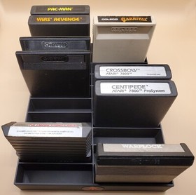 Atari 2600 - Atari 7800 - ColecoVision - Cartridge Holder Storage Tray 20 slots
