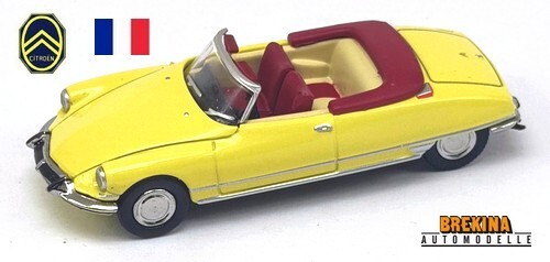 Citroen DS Cabriolet (1963) hellgelb - Brekina - Maßstab 1/87 (Ho) - Bild 1 von 1