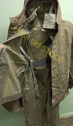 Soviet KR-3 Rocket Troops Protective Uniform Set Size 3 and 4 Dated 1987, USSR - Picture 7 of 18