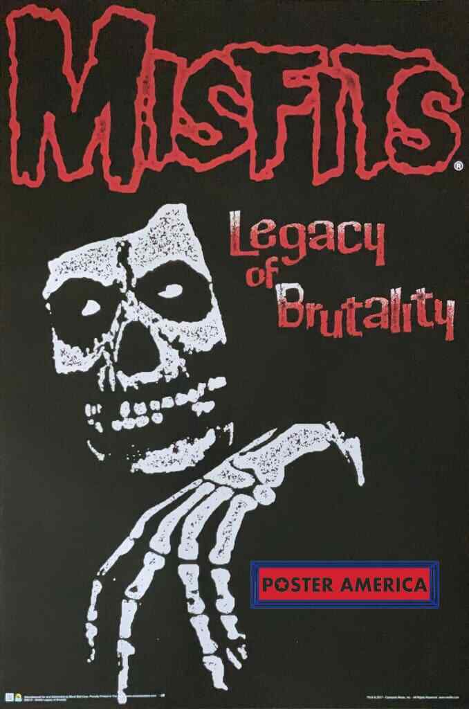 Misfits Legacy of Brutality Poster 24 x 36 | eBay