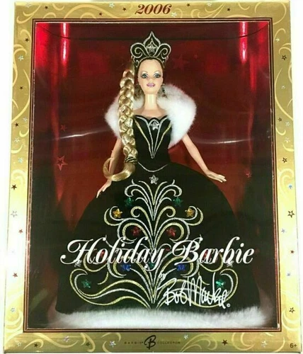 RARE MINT CONDITION 2006 Holiday Barbie Doll by Bob Mackie