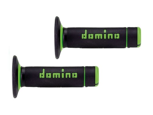 Paire De Poignées DOMINO Noires 115mm - Compatible Piaggio APE, Ciao, Bravo