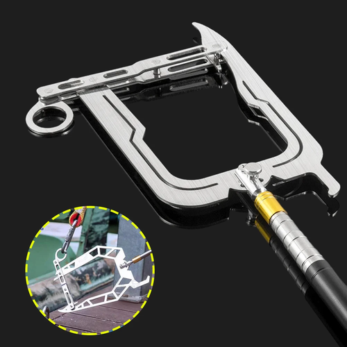 Multifunctional Telescoping Dock Boat Hook Rope Dock Line Mooring Rope Boat Line - Picture 5 of 12