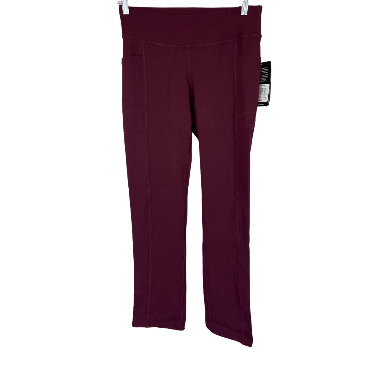 Skechers Women's GOFLEX GoWalk Pants with Pockets Solid Winetasting Medium  Size