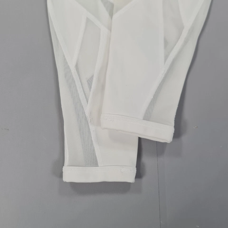 Lululemon Womens Leggings White 6 UK High Rise Wunder Mesh Panels XS - Image 4 of 4