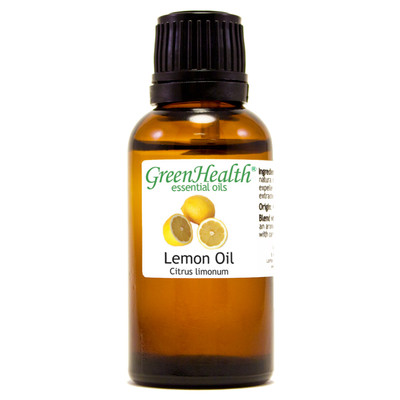 1 fl oz Lemon Essential Oil (100% Pure & Natural) - GreenHealth