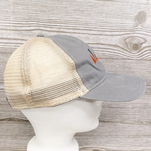 ¡NUEVO! GORRA DE BÉISBOL GORRA GORRA DE MALLA GRIS SNAPBACK SEMILLAS DE SEMILLAS DE PFISTER - Imagen 6 de 9