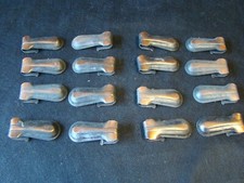 16 x Vintage Copper Metal Grips Stair Carpet Clips Grips  Salvage Upcycle