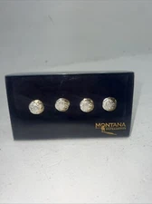 New Women’s Montana Silversmiths Gold/silver Button Covers-Filigree BN627 A-2