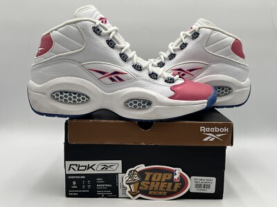 Reebok Question Mid Eric Emanuel Pink Toe 2020 Size 9 Used Rare