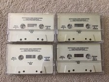 BEETHOVEN NINE SYMPHONIES Lot of 4 Cassette Tapes London Symphony Orchestra