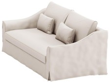 Divano Farlov resistente (non Lovesea) ricambio poliestere lino L beige 86" 