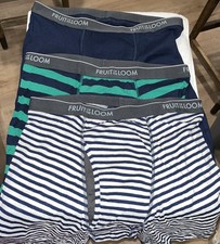Lot of 3 Fruit Of The Loom Boxer Briefs Under...