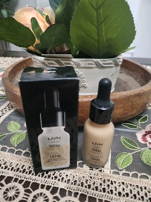   2LOT  NYX Total Control Drop TCDF09  Medium Olive Foundation New in Box