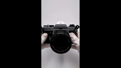 Good Prism / N.MINT] Pentax KX Silver Film Camera + smc M 50mm F1