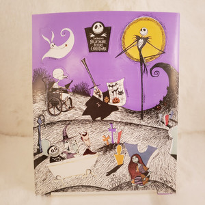 Vintage 90s Nightmare Before Christmas Sticker Sheet - Gibson