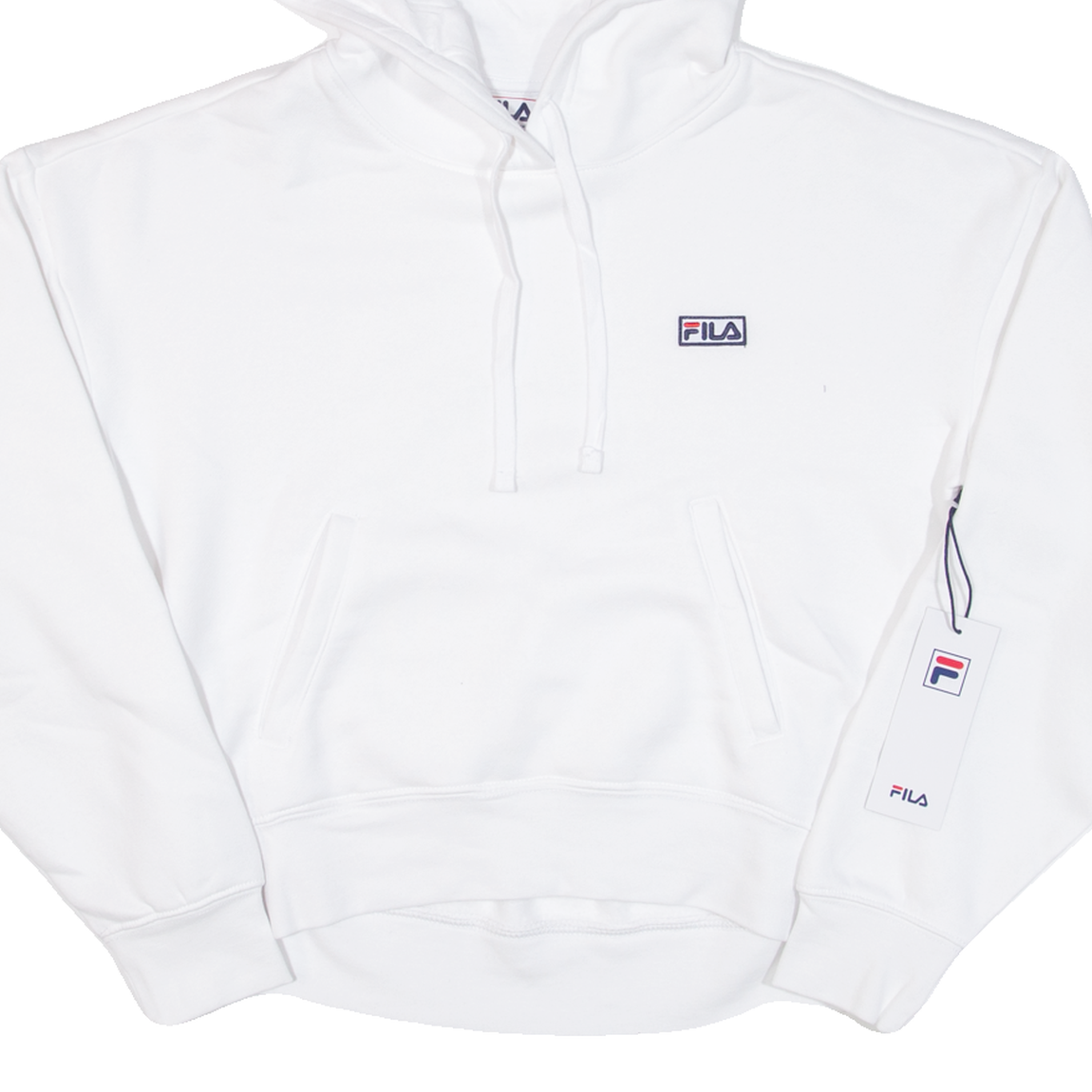 Felpa con cappuccio FILA Cropped donna bianca S