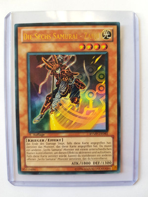 Die Sechs Samurai-Zanji RYMP-DE092 Ultra-Rare 1 Auflage YU-GI-OH Karte EX