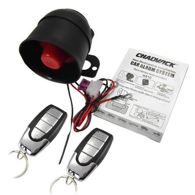 2 Wege Alarm Sicherheitssystem Schloss Alarm Schlüsselloses Türöffnungssystem für Auto LKW Kit