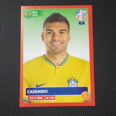 Panini Copa América USA 2024 Brazil Casemiro BRA13 Soccer Collectible Sticker