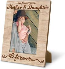Mother Gifts Picture Frames, the Love between a Mother Daughter Is Forever Rus