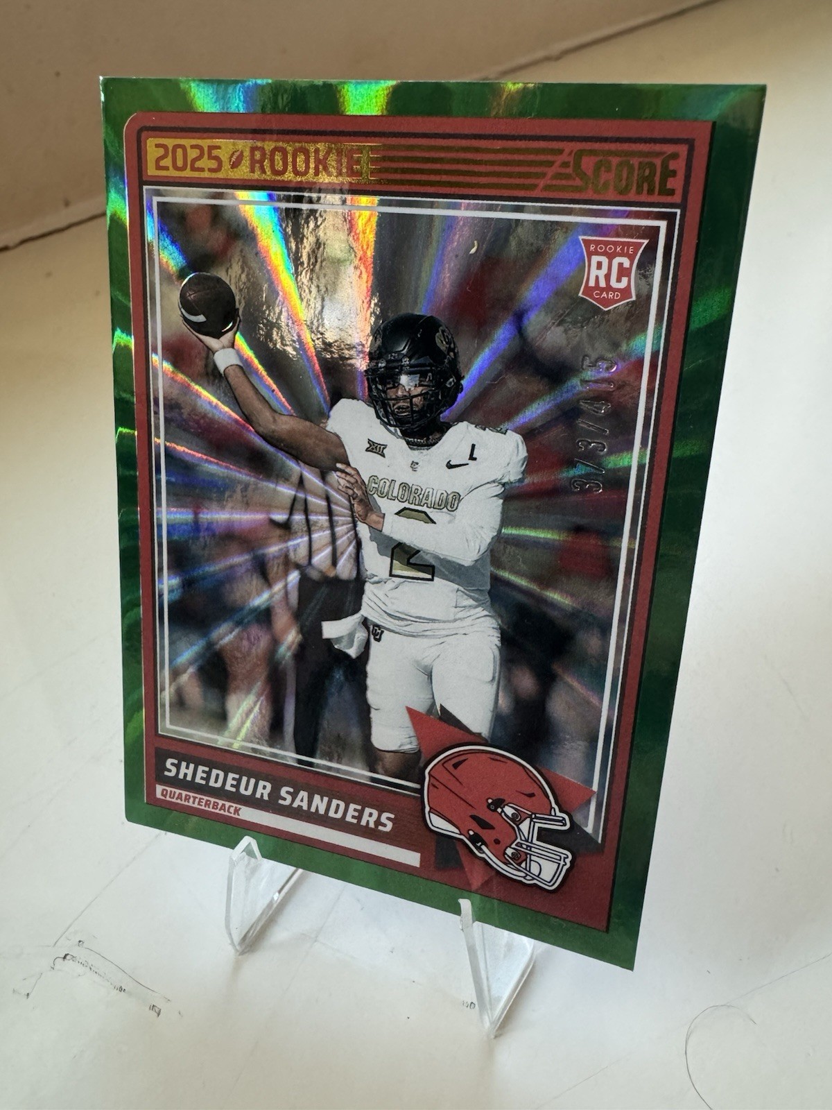 2025 Score - Rookies Shedeur Sanders #15 SPOKES /415 (RC)