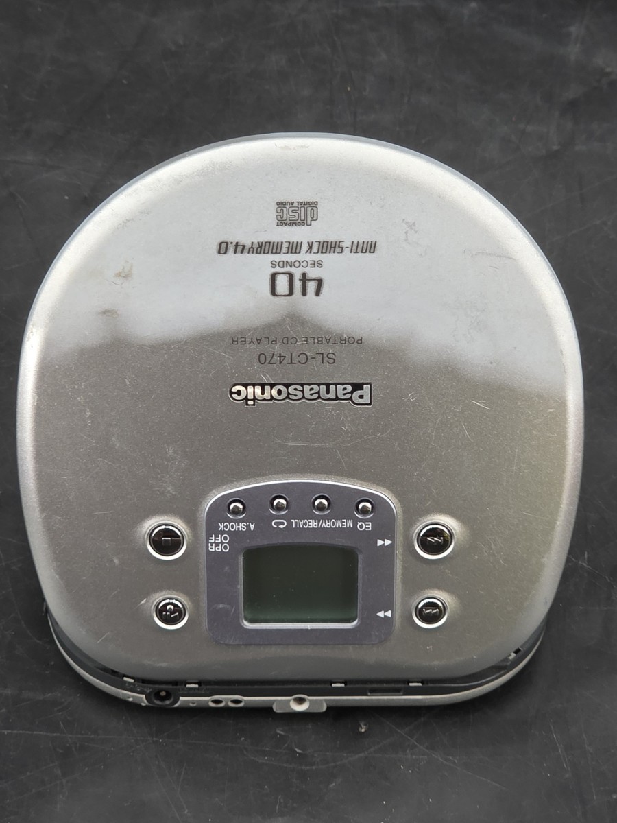 Panasonic SL-CT470 Super Slim Personal Portable CD Player Gray | eBay