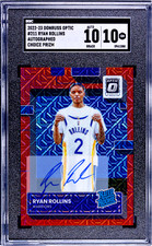 2022-23 Panini Donruss Optic - Rated Rookie Ryan Rollins #211 Choice Prizm (RC)