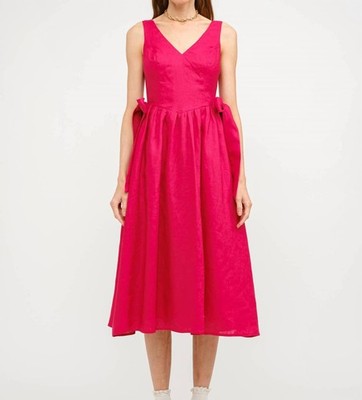 Sofie The Label Bow Dress Red