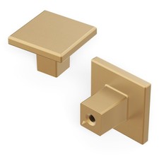 10 Pack of Square Kitchen Cabinet Knobs, Quality Drawer and Dresser Knob, Han...
