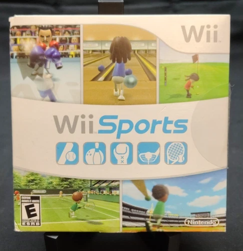 Wii Sports (Nintendo Wii) Cardboard Sleeve CIB | Complete Tested Working