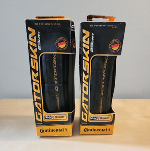 Continental Gatorskin 700x23C Clincher Road Tire Puncture Resistant Black x2