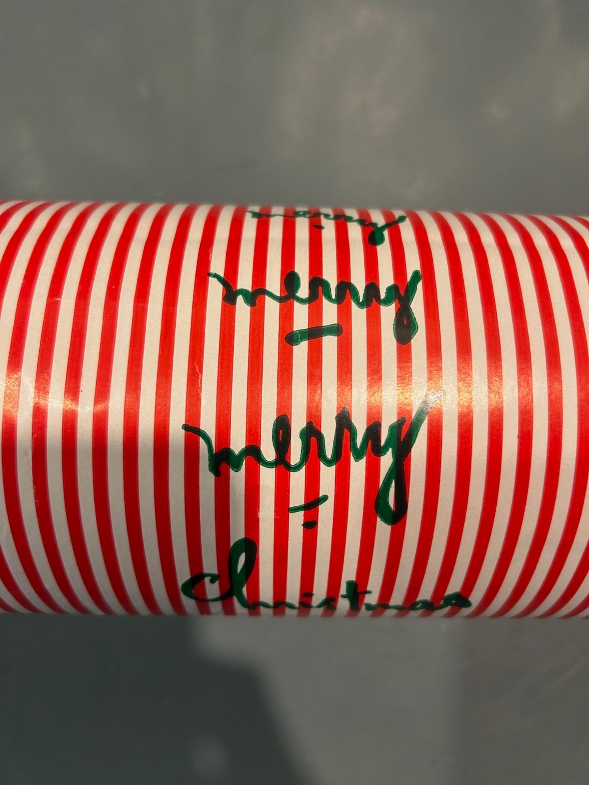 1960's Vintage Christmas Wrapping Paper Huge roll
