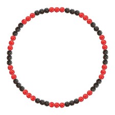 Baseball Chain Beaded Necklace, 16/18/20'' Ice Collection Diamond Rhinestone Bli