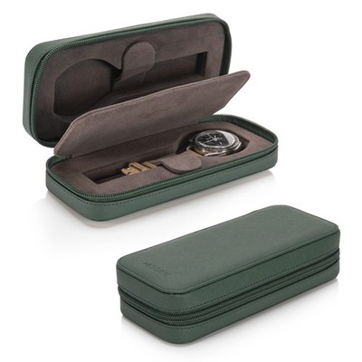 Modern Leather Watch Case for men - Watch Travel Case - Storage Organizer & D...