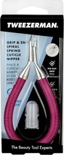 Image of (NEW) Tweezerman Grip and Snip Spiral Spring Cuticle Nipper