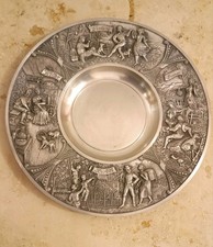 Zinnteller, Wandteller 4 Jahreszeiten