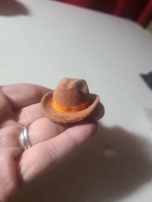 Brown Felt Miniature Cowbow Hat