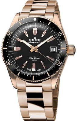EDOX Skydiver 80131-37RNM-NI Mechanisch Damen-Armbanduhr