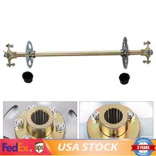 29 Inch Go Kart ATV Live Rear Axle Kit Sprocket Hub Drift Trike  Brake Assembly