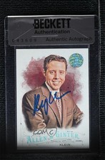 BAS 2016 Topps Allen & Ginter Rick Klein #34 Beckett Auth Sticker Auto 3c7