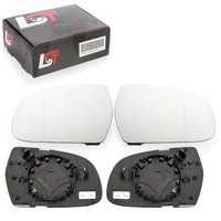 2X Spiegelglas Links Rechts Beheizbar AsphäRisch Set FüR Audi A3 8P 2010-2013