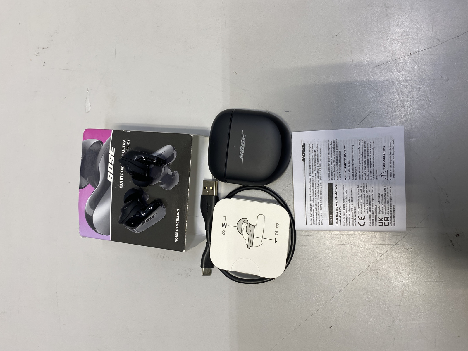 Bose Earbuds QuietComfort Ultra Wireless Noise Cancelling 882826-0010 - Black