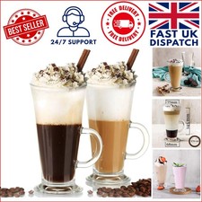 Durable Latte and Cappuccino Glasses - 270ml, Perfect Gift Set for All Occasions