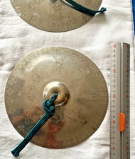 ANCIEN PAIRE CYMBALE RELIGIEUX COPTE/ARMENIEN OLD PAIR RELIGIOUS CYMBAL ARMENIAN