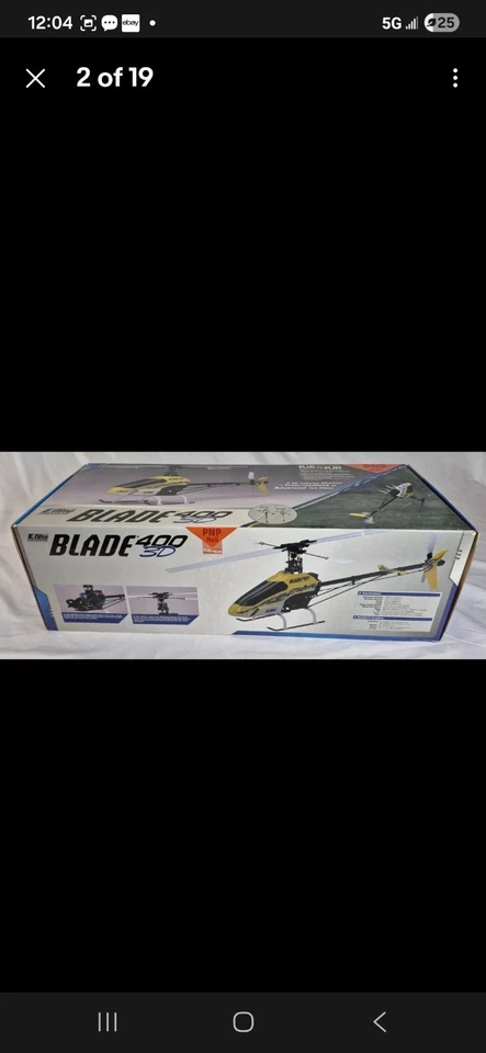 Helicóptero RC E-FLITE BLADE 400 3D, 400 helicóptero 3D, extras, controlador muerto Foto 2 de 4
