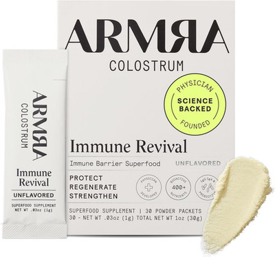 ARMRA Colostrum  Powder | Unflavored | Gut Health & 30 Servings (Pack of 1)