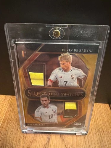 Kevin De Bruyne Eden Hazard Dual Patch 1/10 player worn