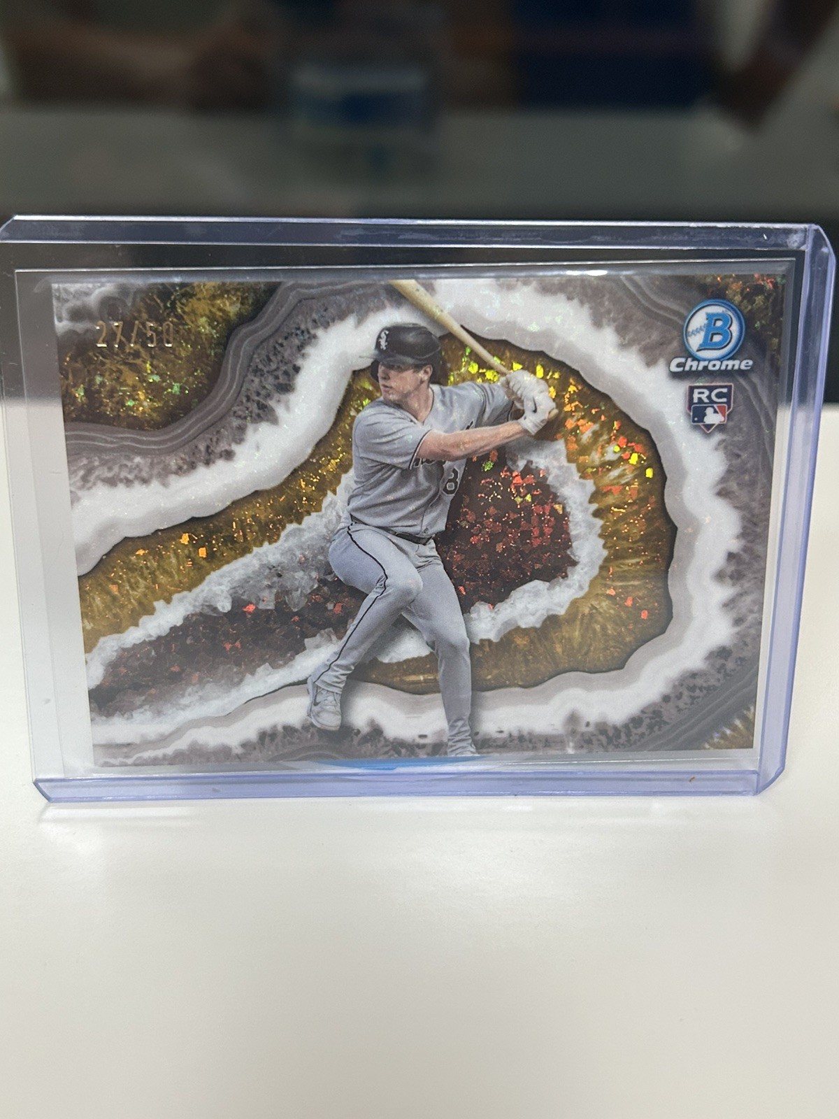2026 Bowman Chrome Kyle Teel Crystallized Gold Refractor SSP /50 White Sox